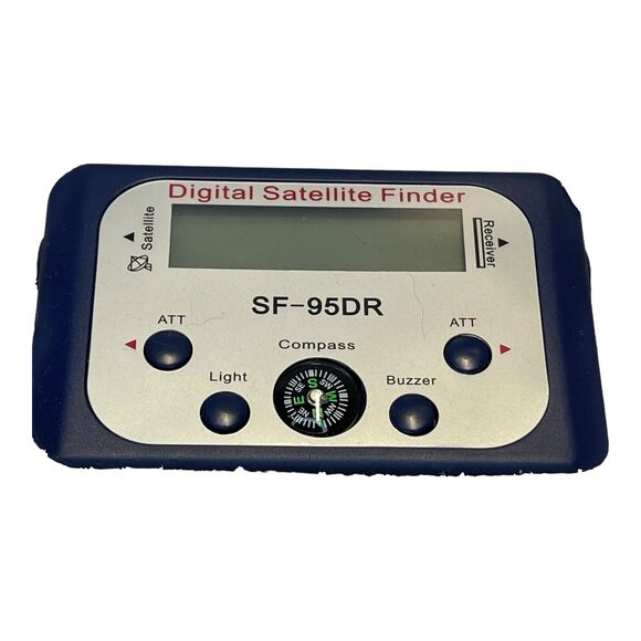 Blue Gray LCD Graphics Display Compass Digital Satellite Signal Finder Meter - Picture 5 of 7